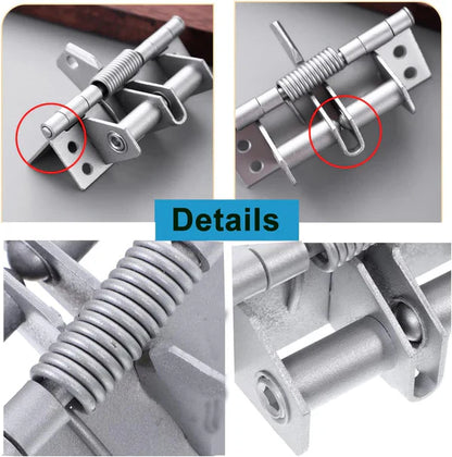 Automatically Closing Door Lock With 8 Screws each