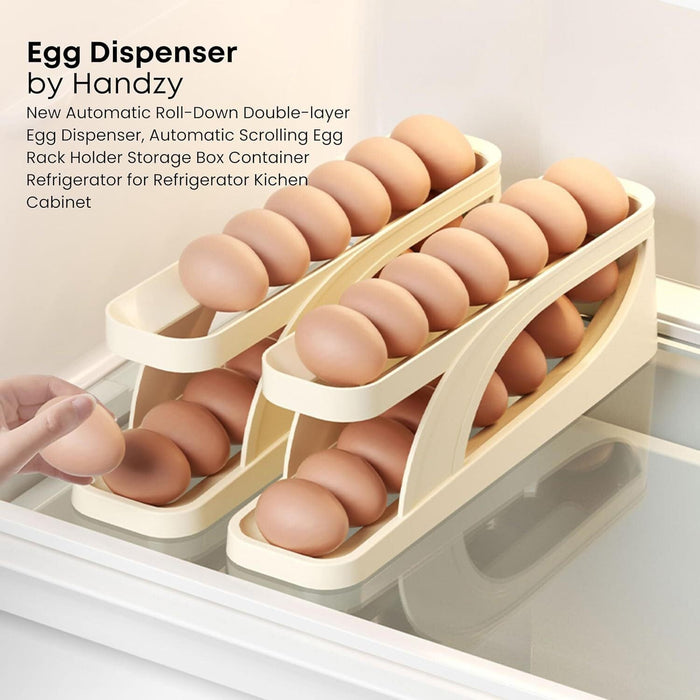 Automatic Roll-Down Double-layer Egg Dispenser